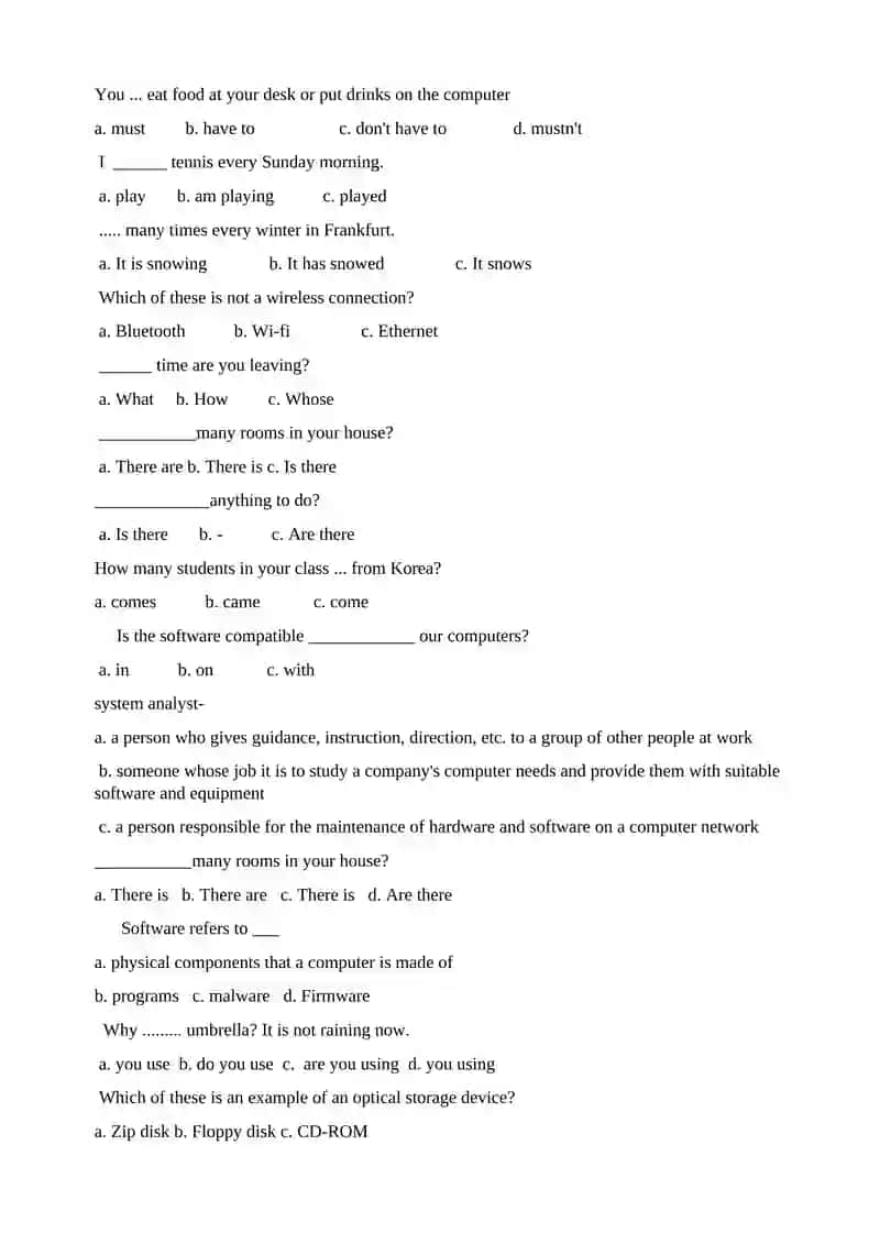 Three common types of computer Networks 2