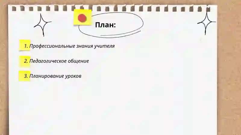 Компоненты педагогического мастерства и их сущность. Основные направления деятельности учителя 2