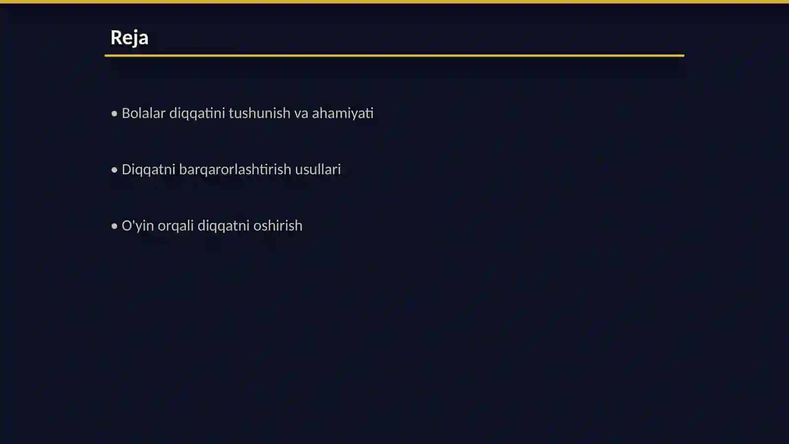 Bolalar diqqatini barqarorlashtirish usullari va vositalari 2
