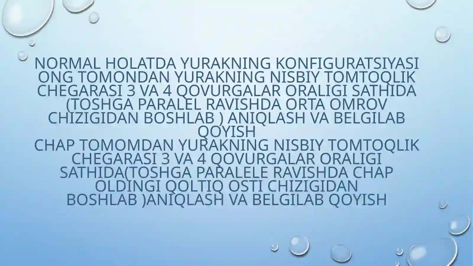 TURLI YURAK KONFIGURATSIYALARINI CHIZISH 2