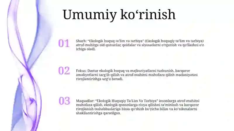 Ekologik Huquqiy TaʼLim Va Tarbiya 2