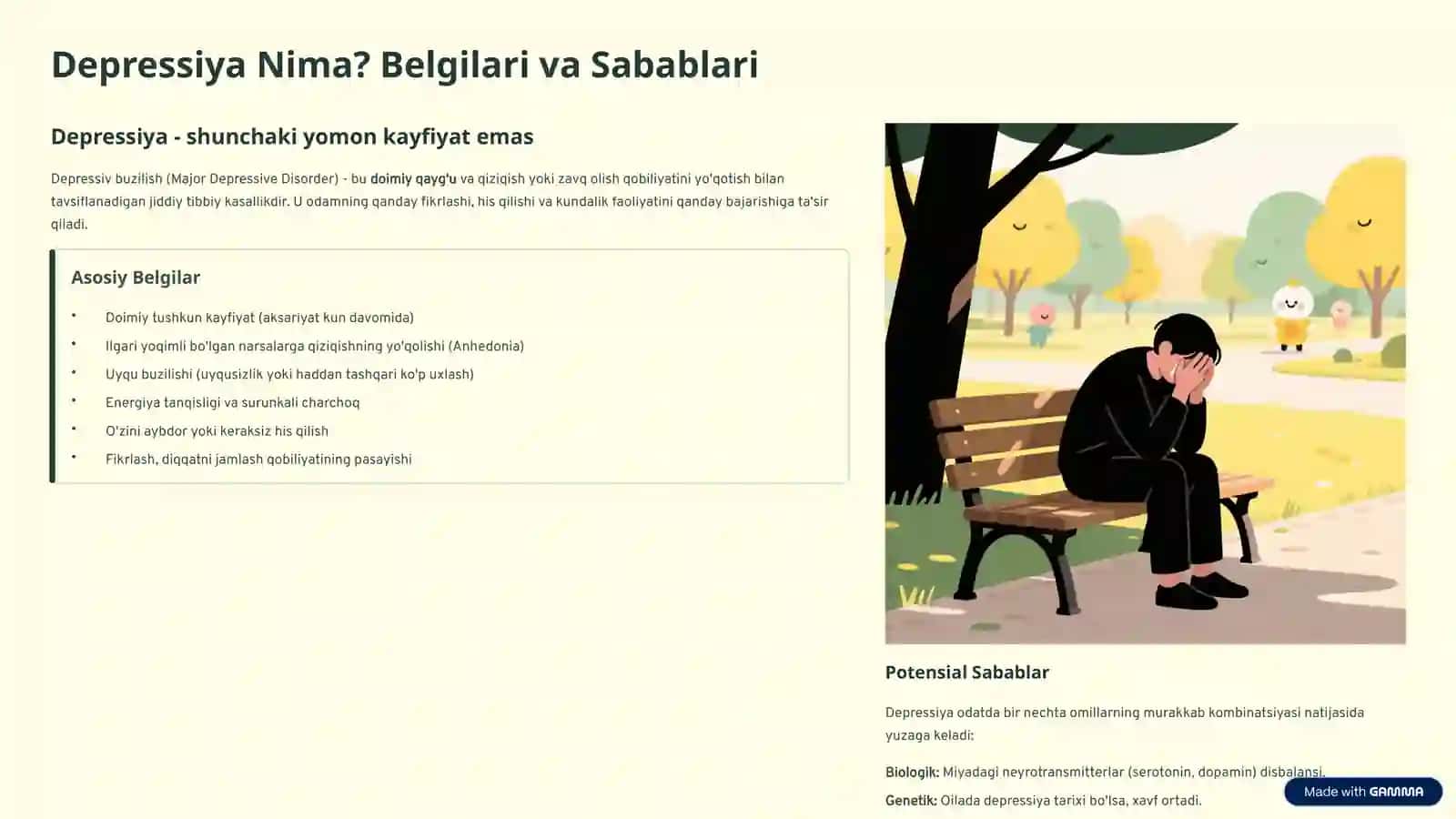 Depressiya va Kayfiyat Buzilishlari: Tushunish va Yordam Berish 2