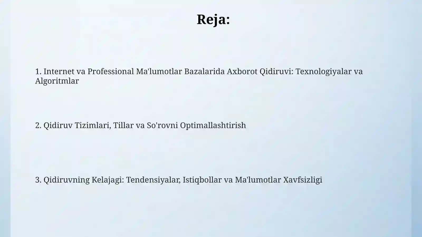 Internet va professional bazalarda axborot qidiruvi 2