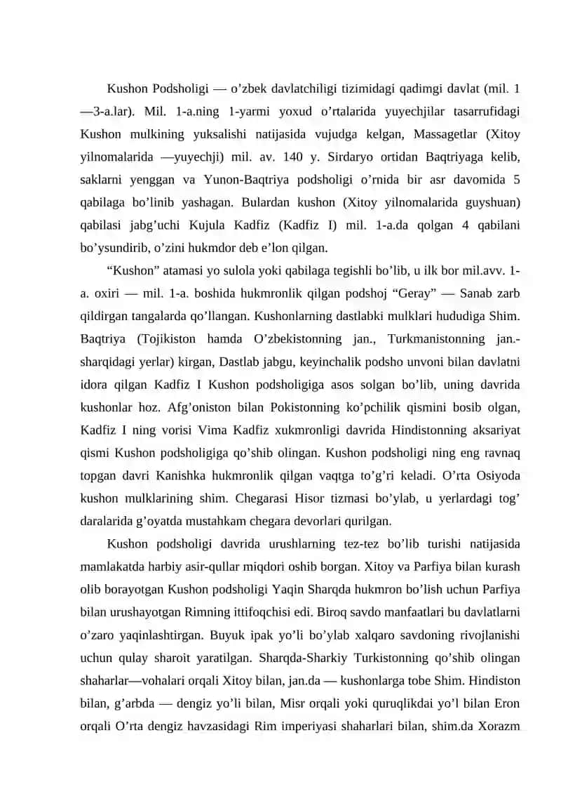 Kushon podsholigi 2