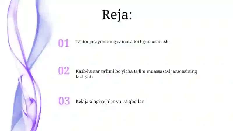 Kasb-hunar ta'limi bo'yicha ta'lim muassasasi 2
