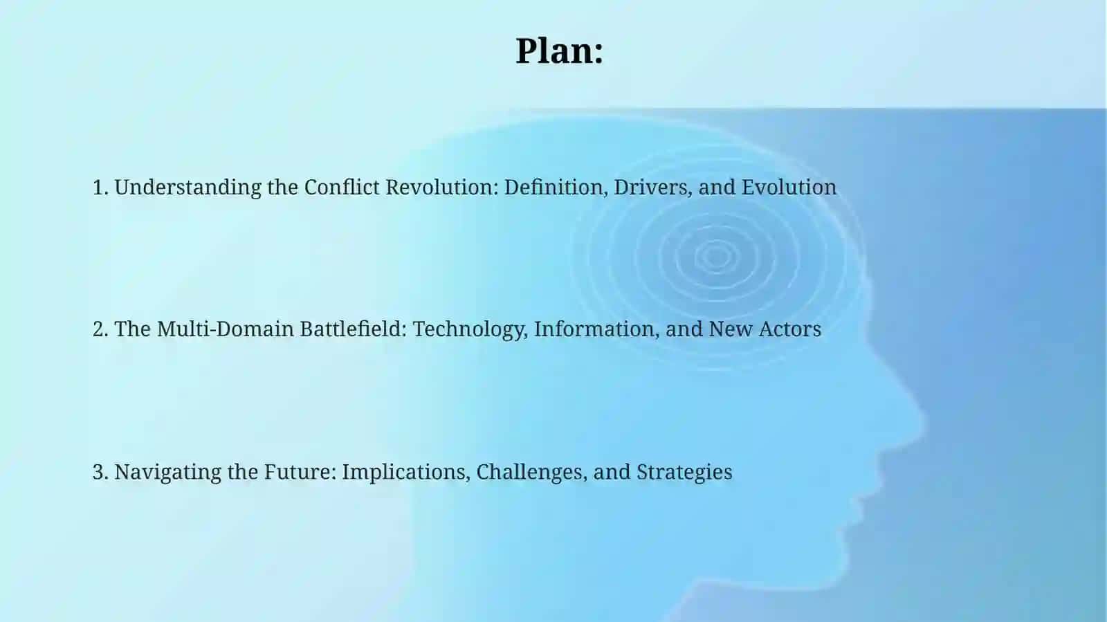The Global culture of conflict Revolution 2