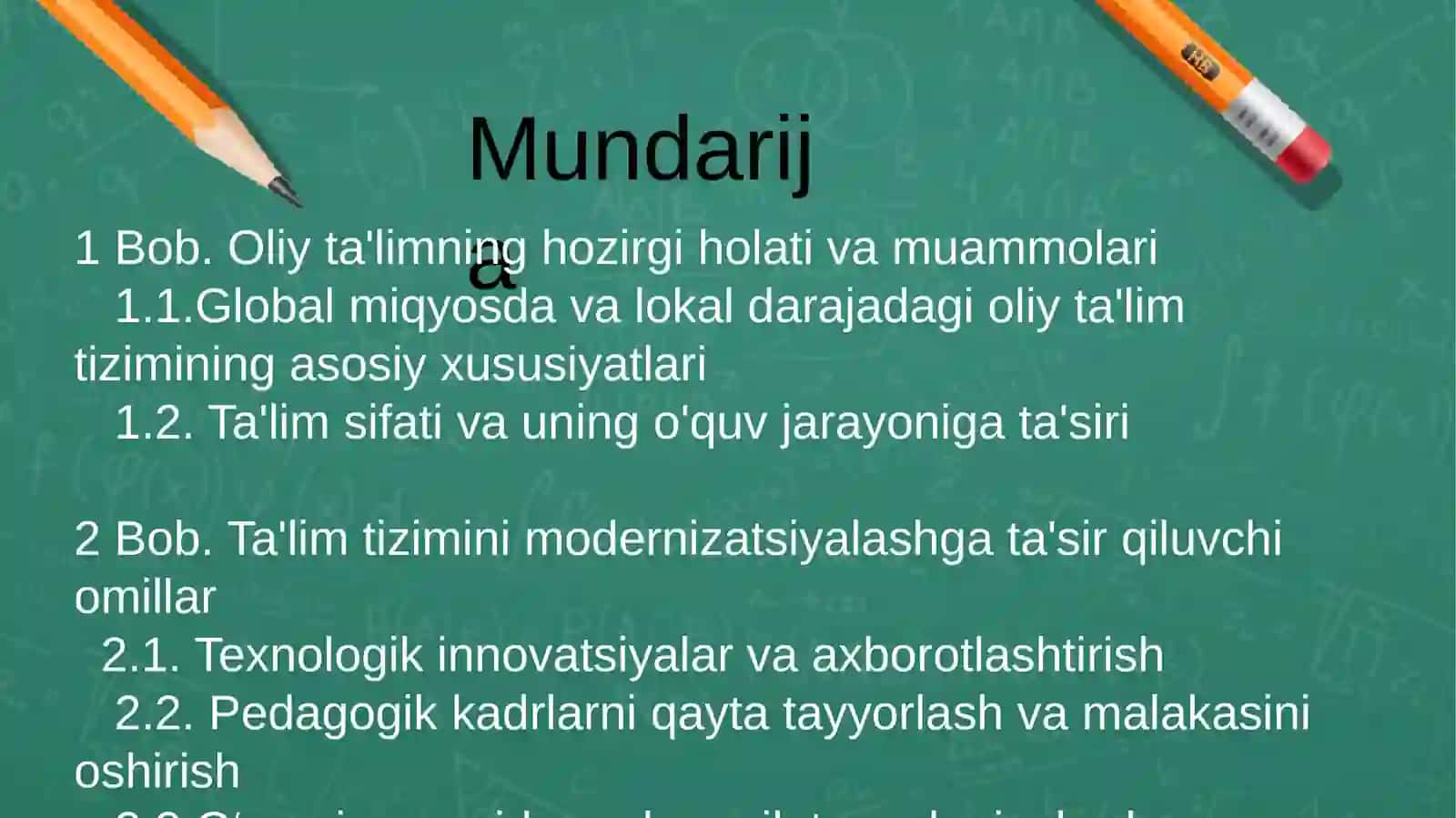 Pedagogik mahorat fanidan kurs ishi 2