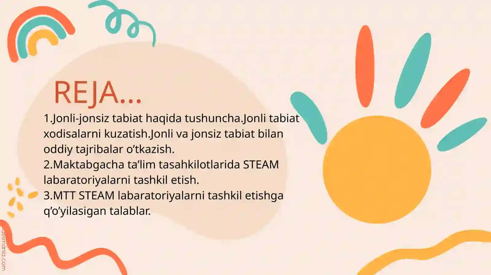 Jonli va jonsiz tabiat bilan tajriba o’tkazish 2