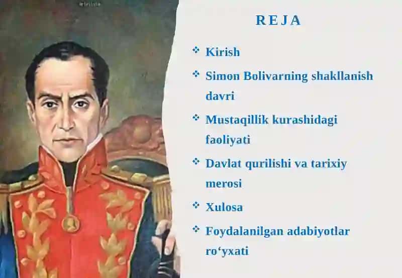 Simon Bolivar faoliyati 2