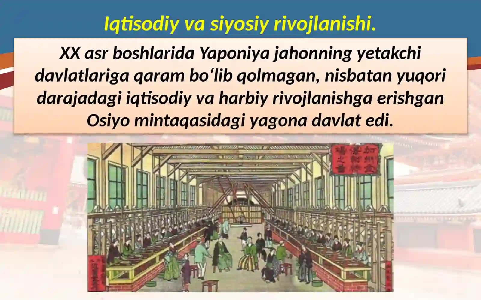 10-sinf Jahontarixi fanidan darsligi asosida 11-mavzu 2