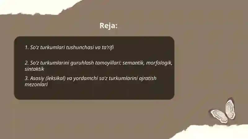 So‘z turkumlari va ularni guruhlash tamoyillari 2