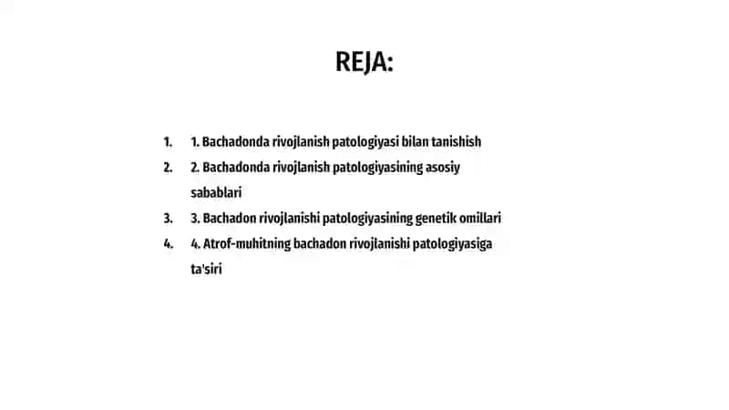 Ona qornida rivojlanish patologiyasi 2
