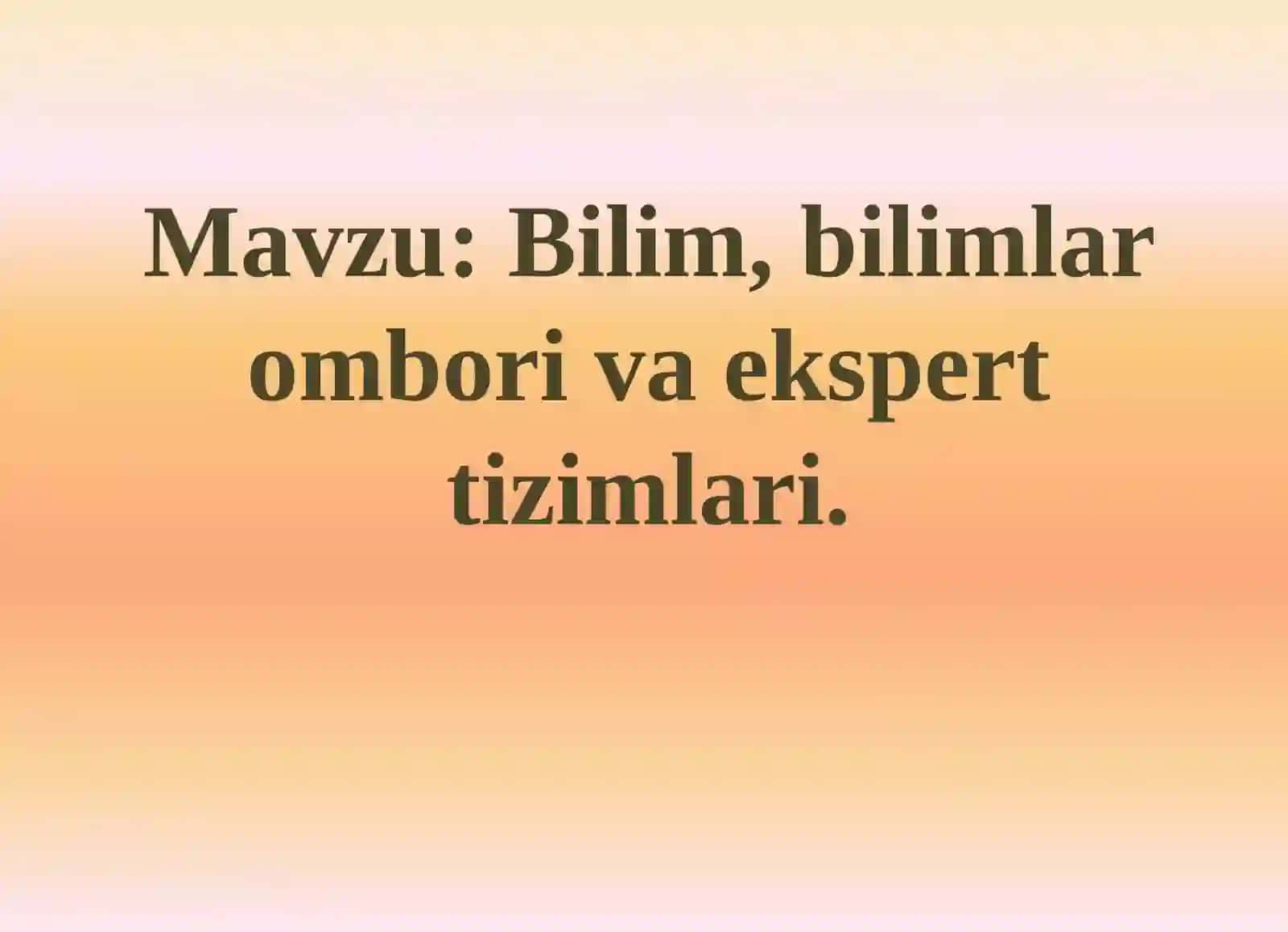 Informatikaning nazariy asoslari 2