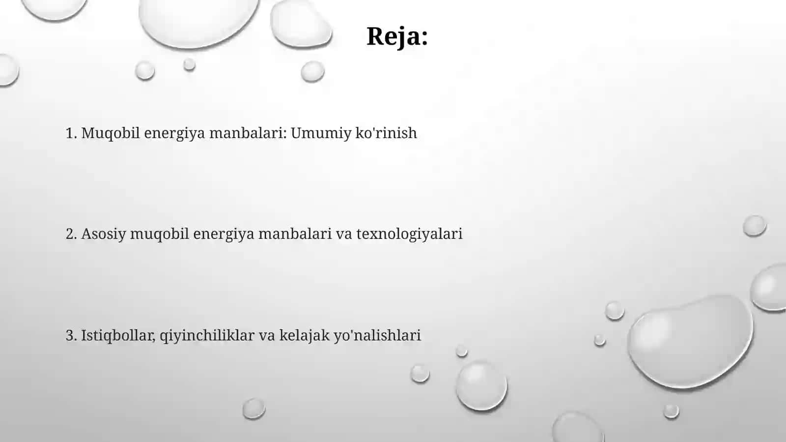 Muqobil elektr manbalari 2