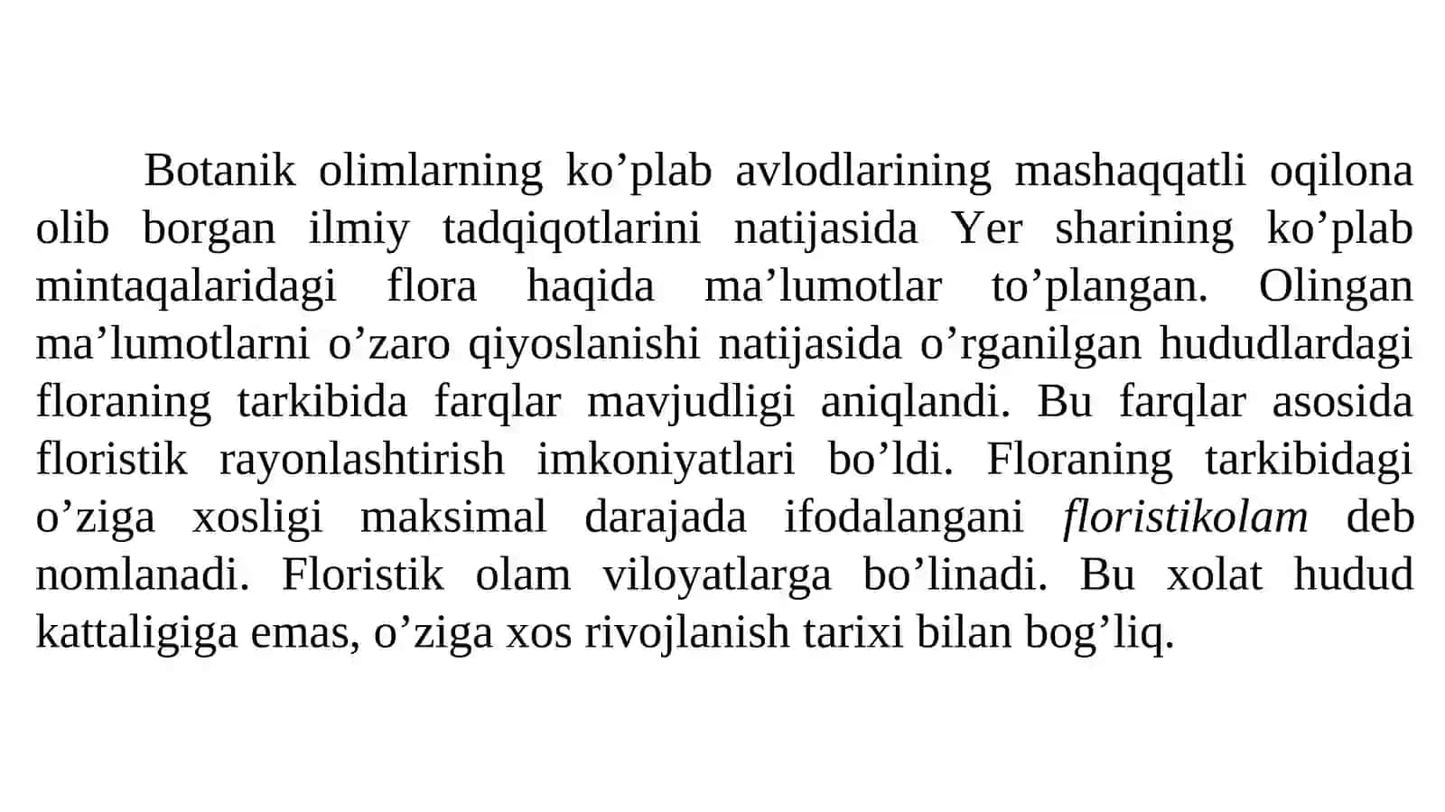 Floristik olam 2