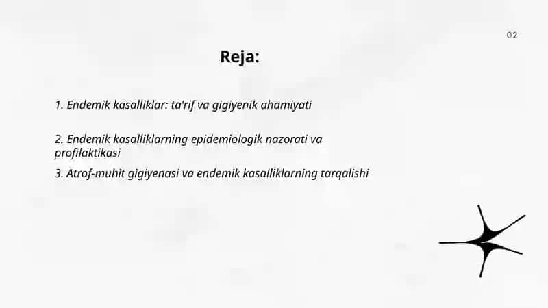 Endemik kasalliklarning oldini olishning gigiyenik asoslari 2