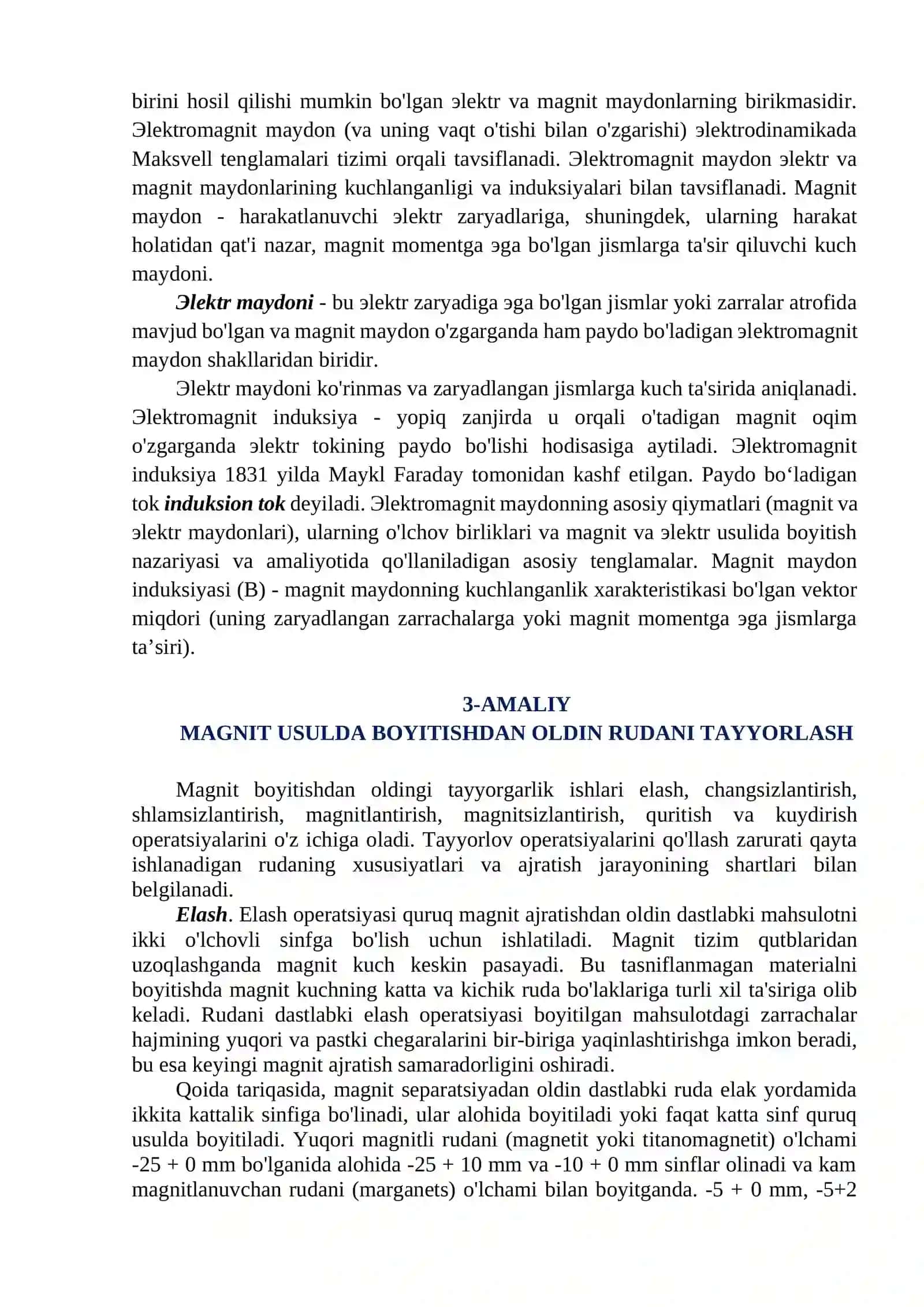 Magnit usulda bo'yitishda ishlatiladigan termin va atamalarni o‘rganish 2