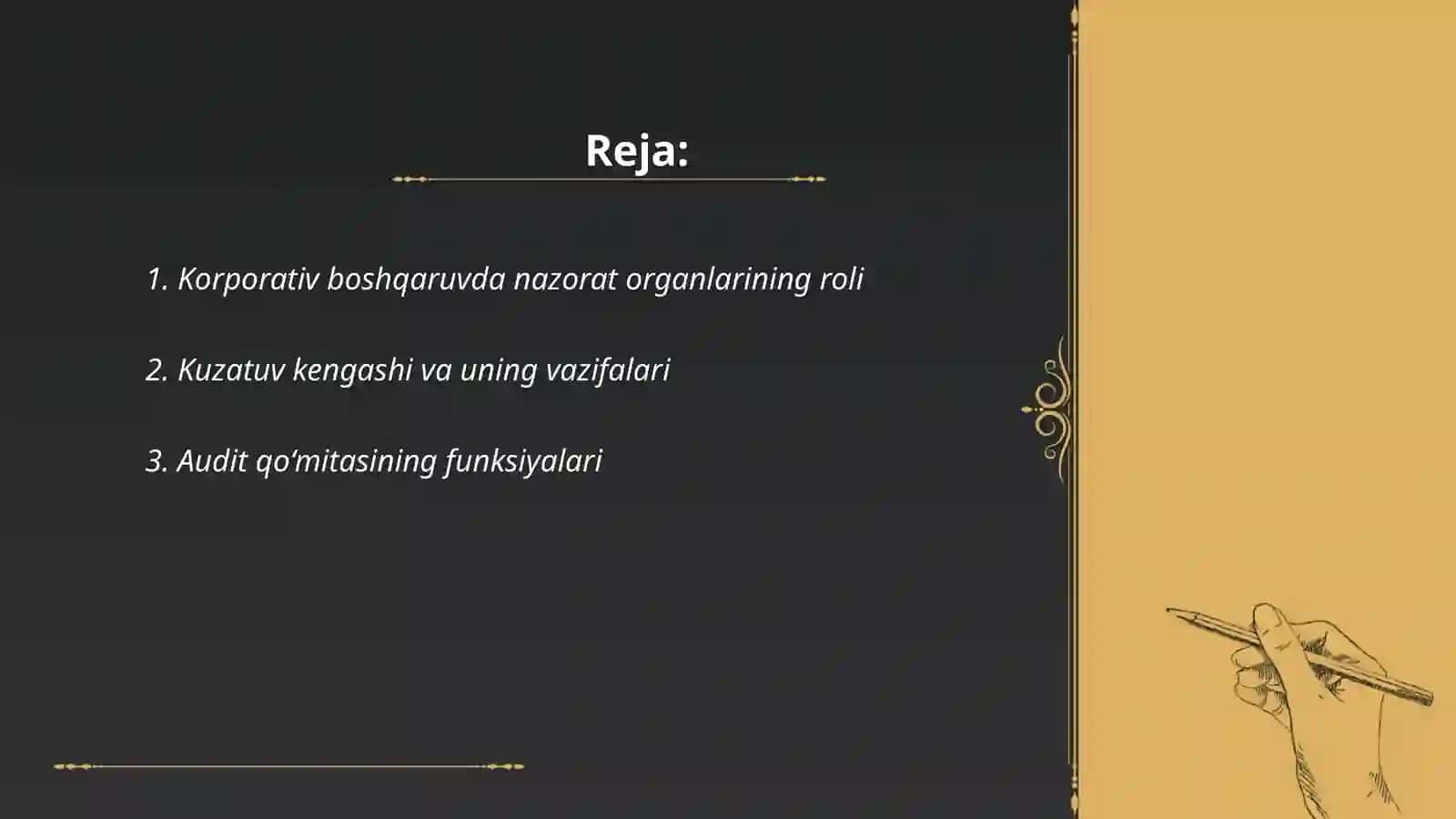 Korporativ boshqaruv tizimida nazorat organlari faoliyati 2