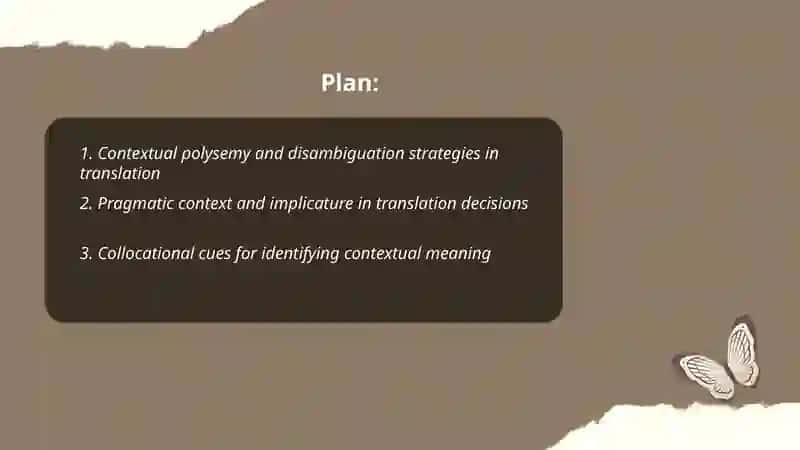 Contextual Meanings and Methods of Identifying Them in Translation 2