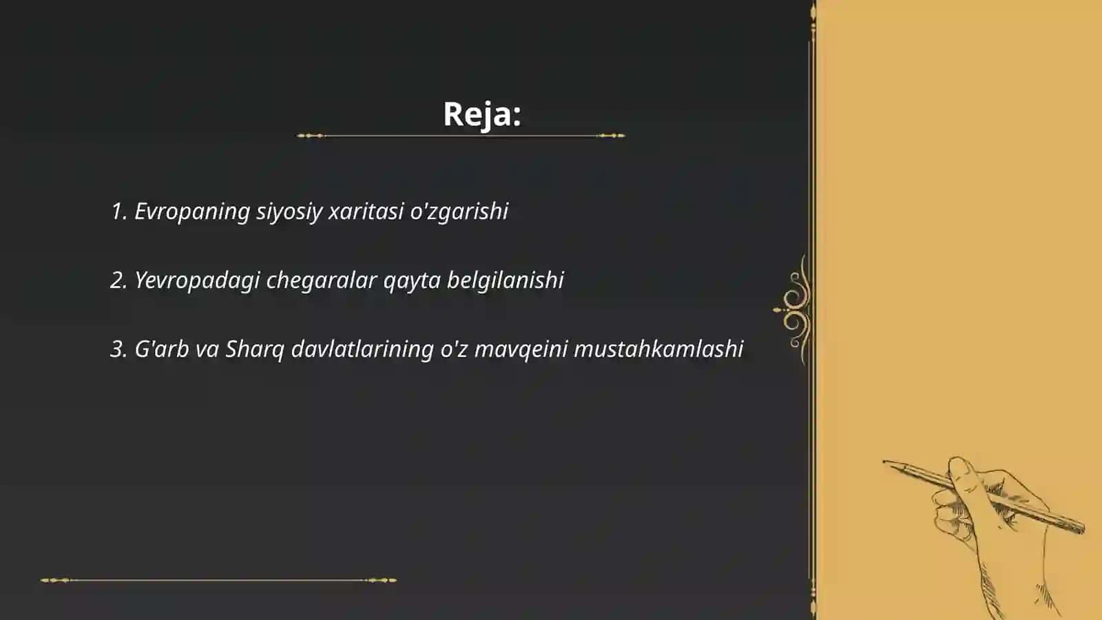Evropaning siyosiy xaritasi o'zgarishi 2