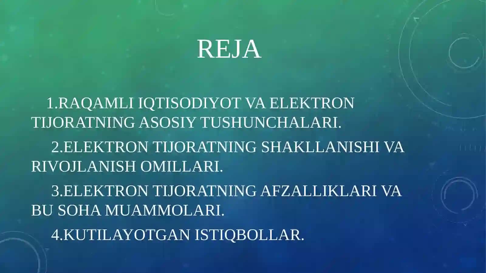 RAQAMLI IQTISODIYOTDA ELEKTRON TIJORATNING RIVOJLANISHI 2
