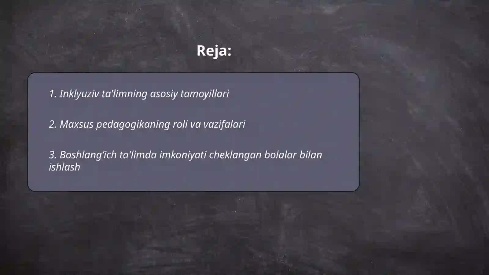 Inklyuziv talim sinflari va boshlangich tayanch korreksion sinflarda imkoniyati cheklangan bolalarni oqitish boyicha pedagogik jarayonni tashkil etish yollari 2