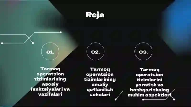 Tarmoq operatsion tizimlar 2