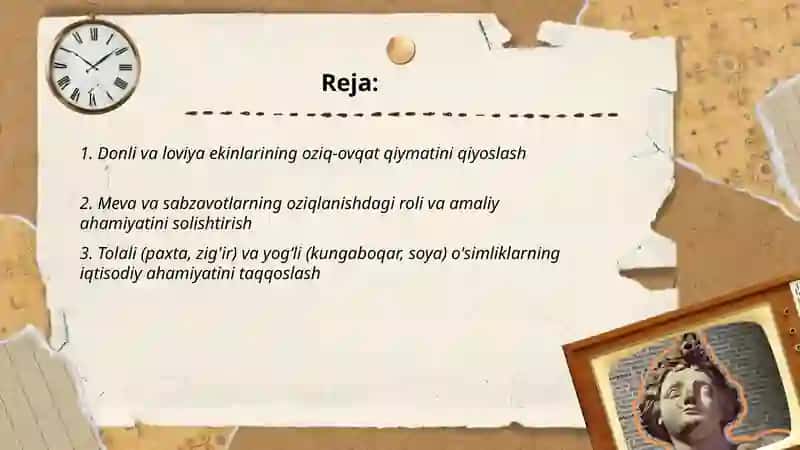 Madaniy o'simliklarning amaliy ahamiyatini bir bridal qiyoslash 2