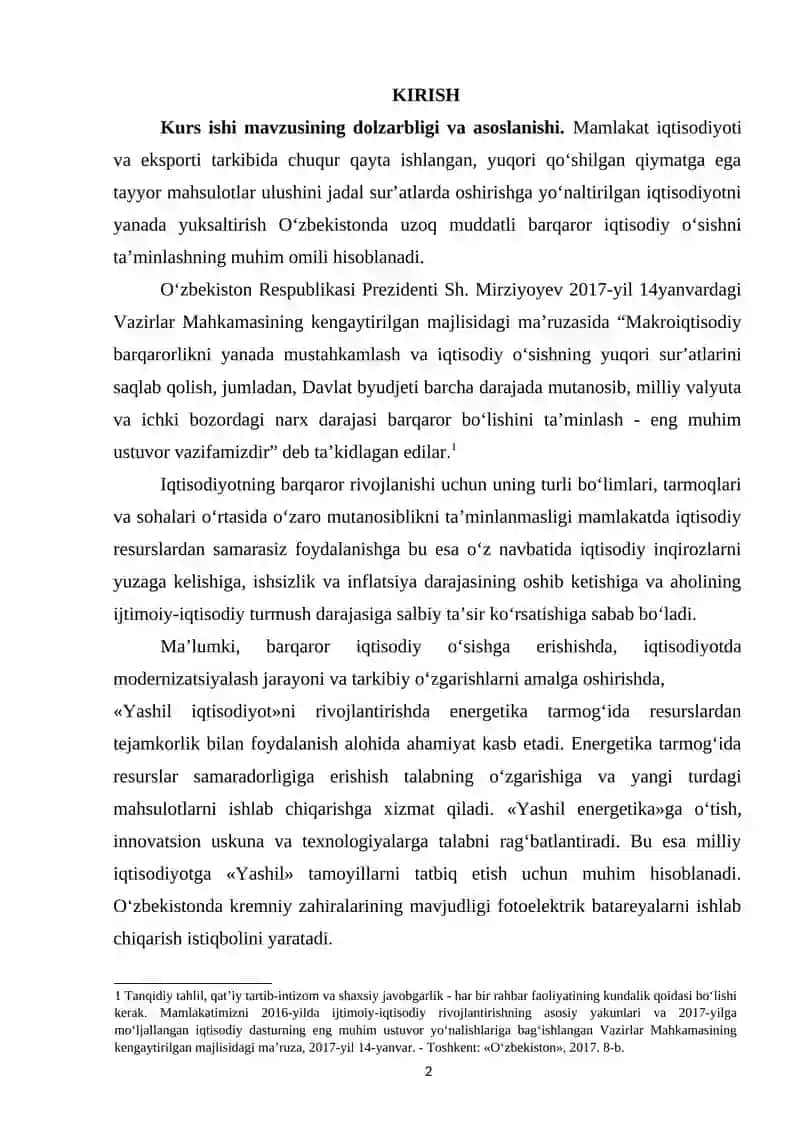 YASHIL IQTISOD VA MINTAQANING STRATEGIK RIVOJLANISHI 2