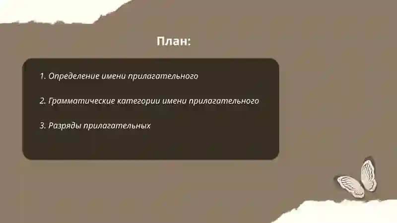 Имя прилагательное как часть речи 2