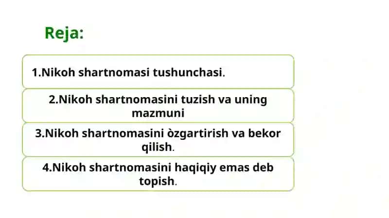 Er-xotin mol-mulkining shartnomaviy tartibi. 2