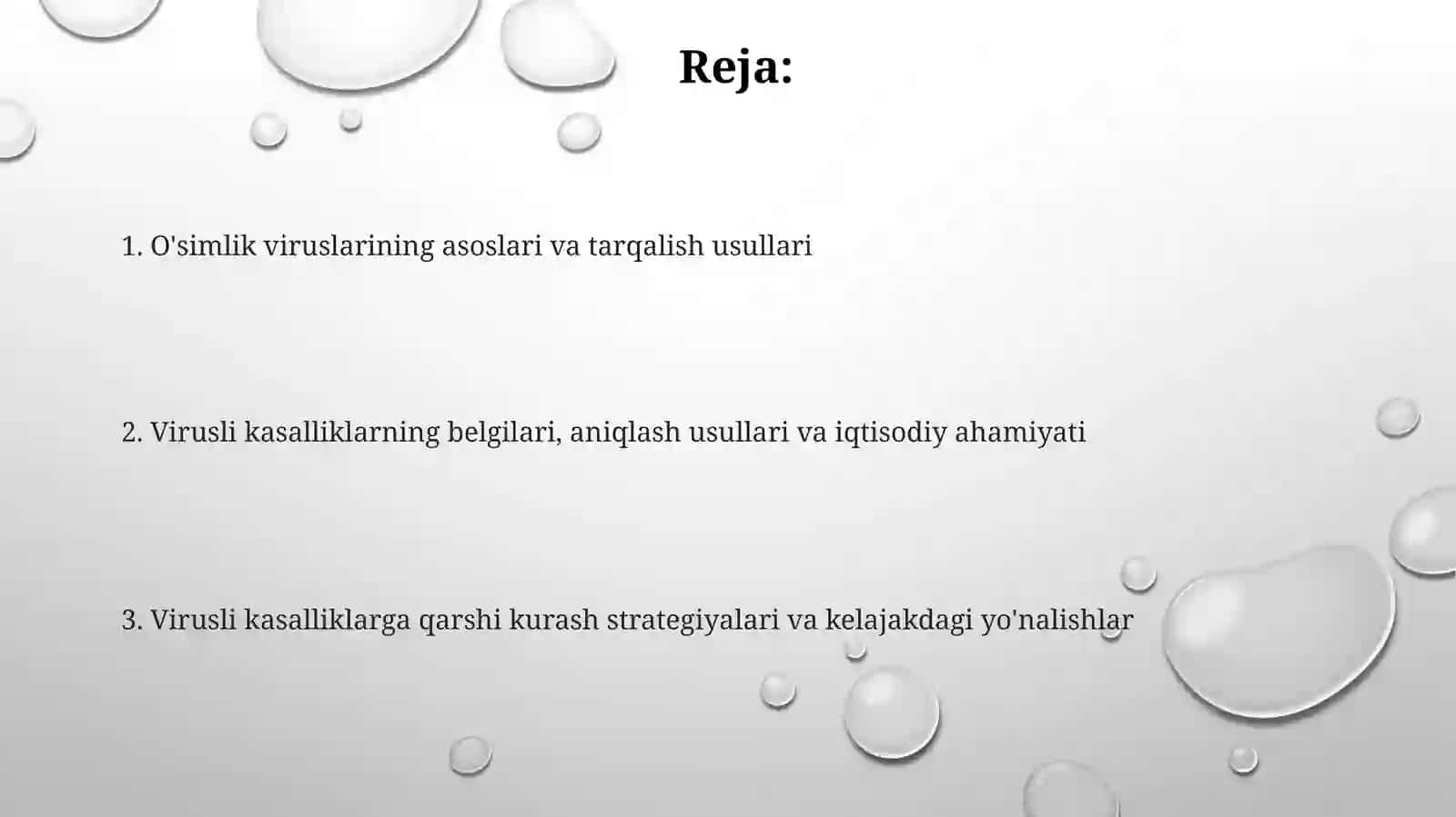 Oʻsimliklardagi virusli kasalliklar 2