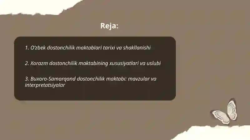 Oʻzbek dostonchilik maktablari va an'analari 2