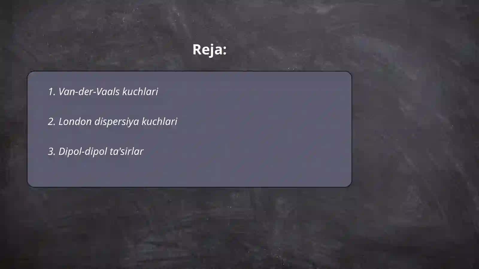 Van-Der-Vaals kuchlari 2