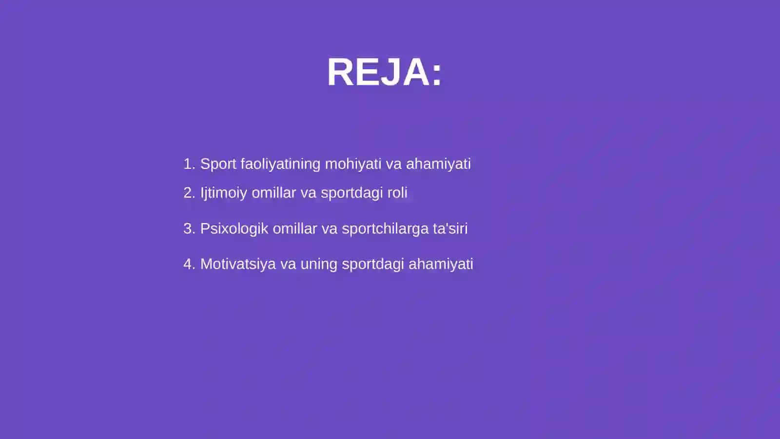 Sport faoliyatining ijtimoiy-psixologik omillari 2