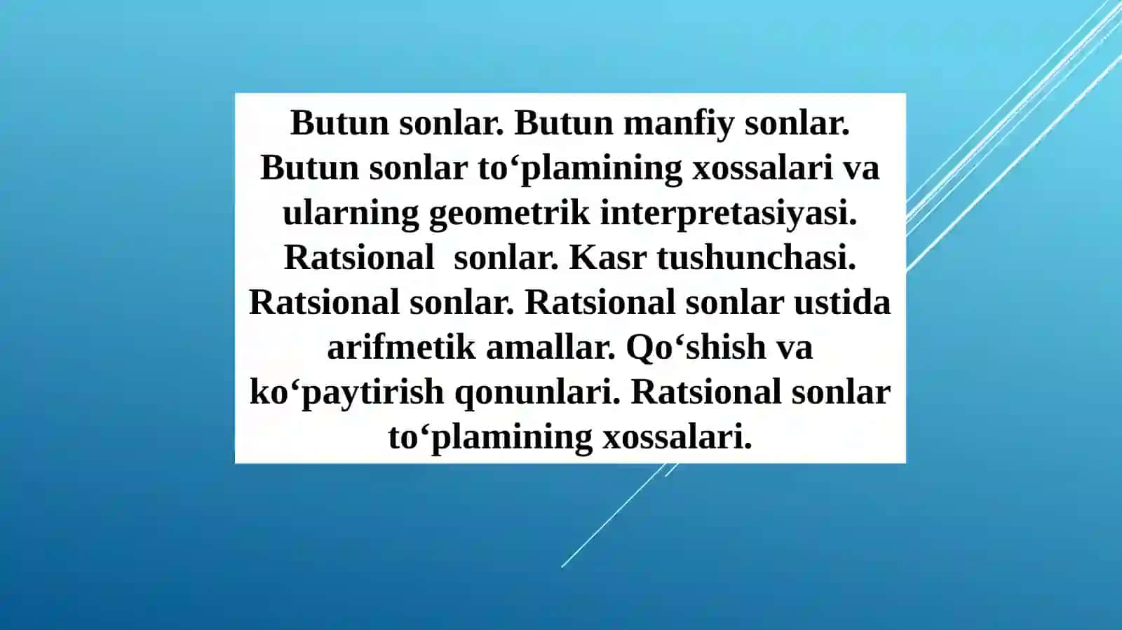 Turan International University Matematika o‘qitish metodikasi 2