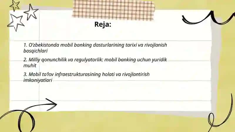 O‘zbekistonda mobil banking dasturining rivojlanishi va uning istiqbollari 2