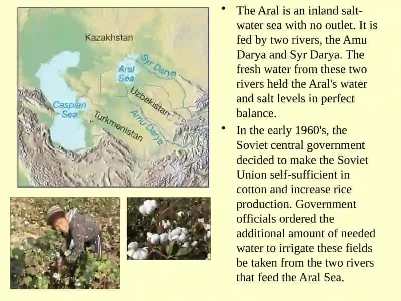 The Aral Sea:A Lesson in Human-Environment Interaction 2