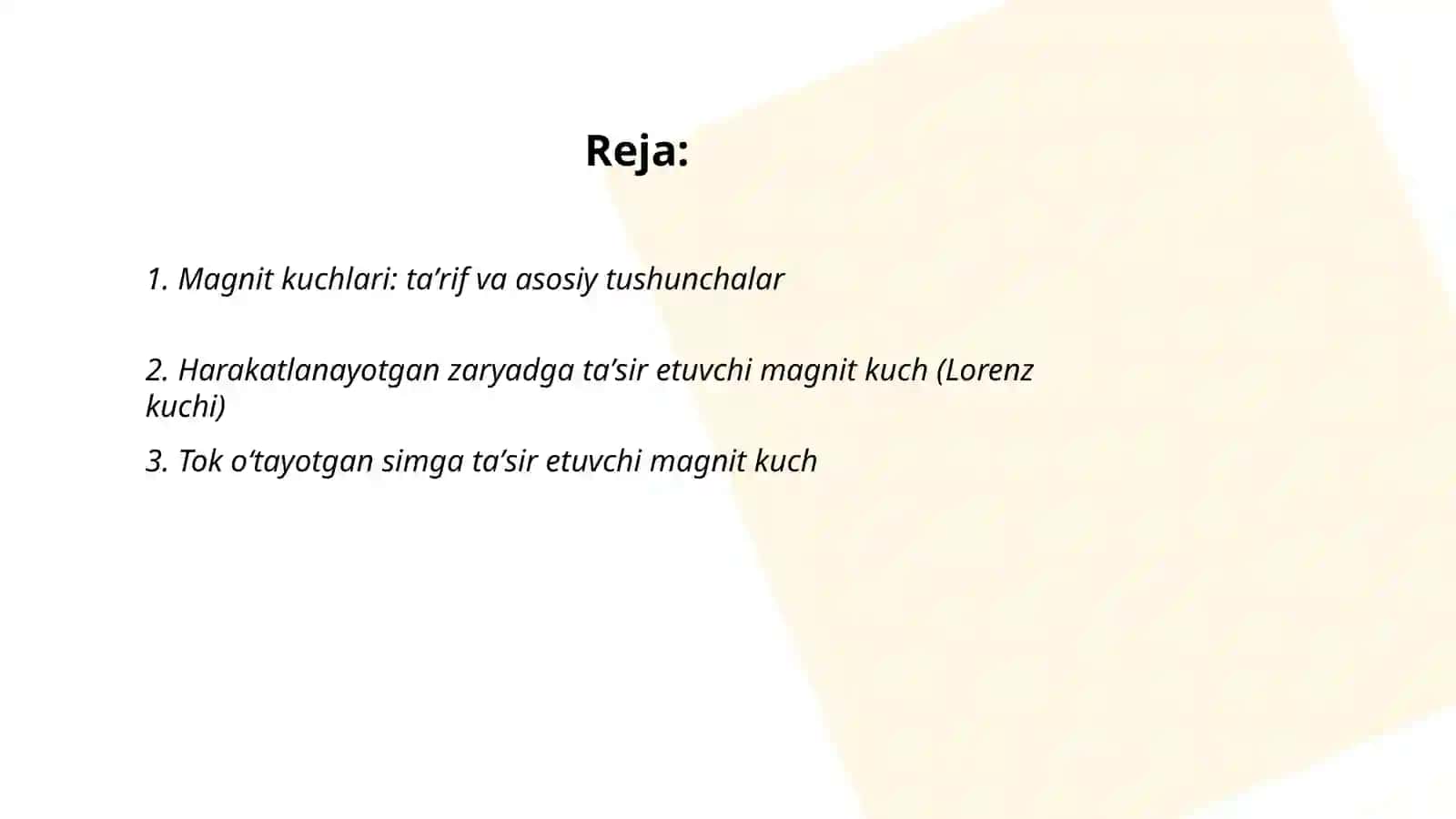 Magnit kuchlari 2