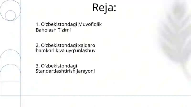 O'zbekistonda standartlashtirish ishlarini tashkil qilish 2