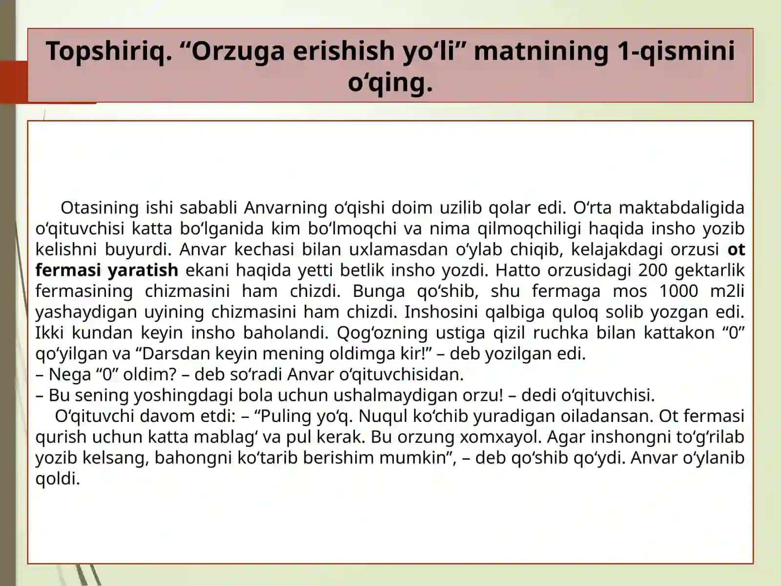 Maqollar(davomi) 2