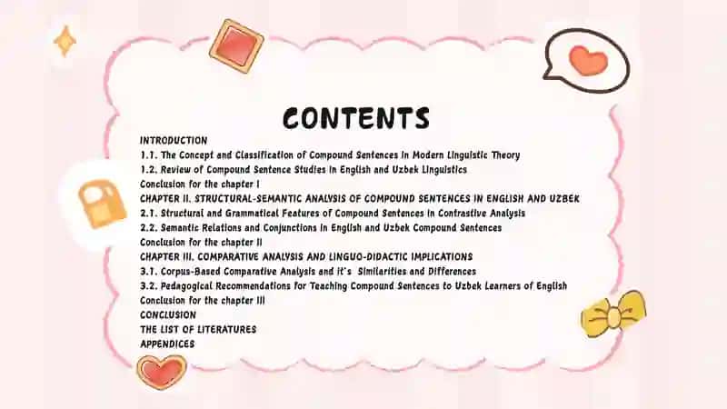 COMPARATIVE ANALYSIS OF COMPOUND SENTENCES IN ENGLISH AND UZBEK LANGUAGES 2