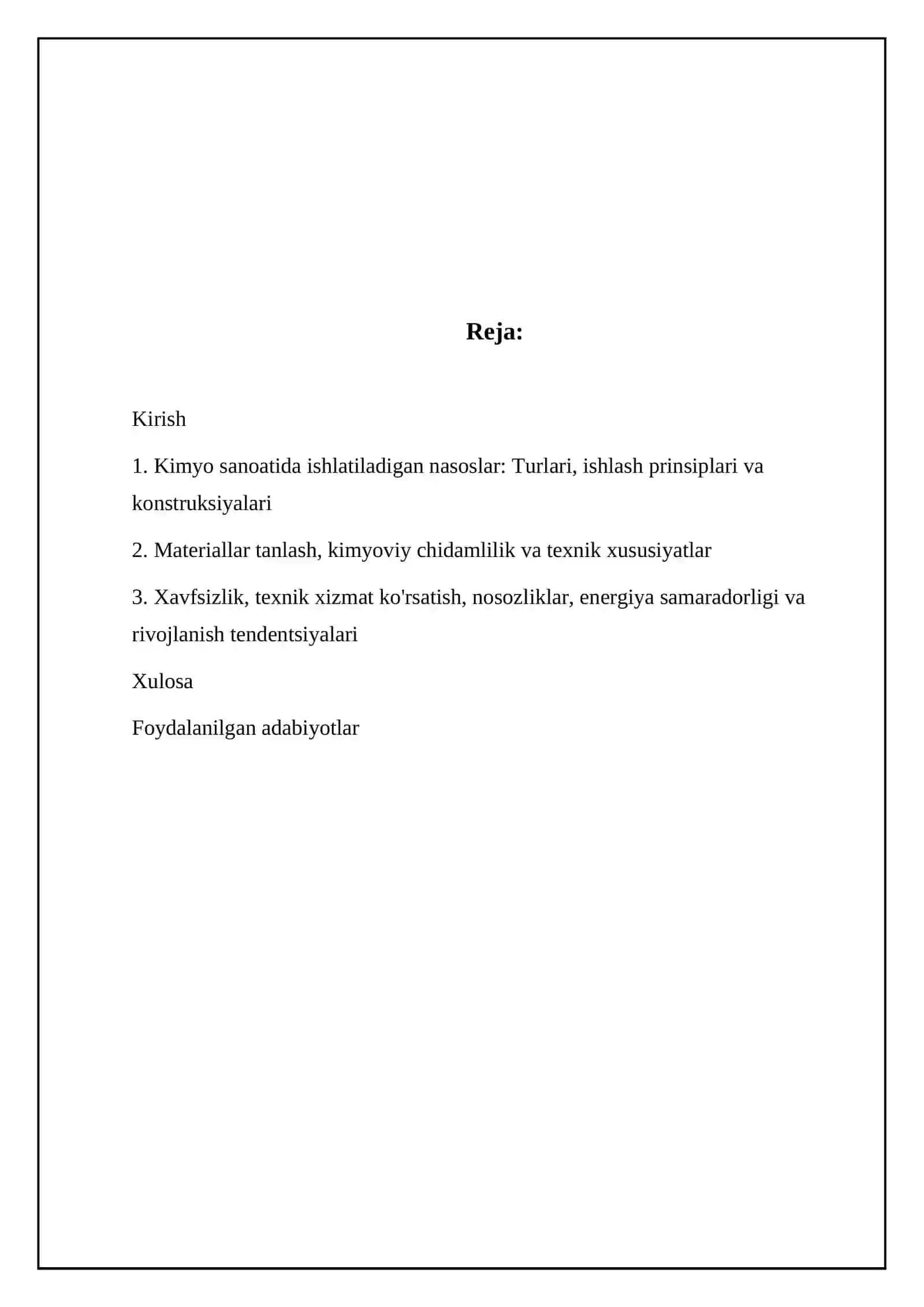 Kimyo sanoatida ishlatiladigan nasoslar: Turlari, ishlash prinsiplari va konstruksiyalari 2