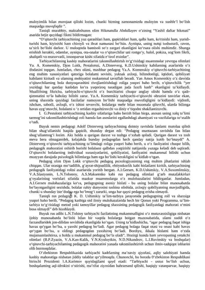 PEDAGOGIK KASBIY KOMPETENTLIGI VA KREATIVLIK FANINING NAZARIY ASOSLARI 2