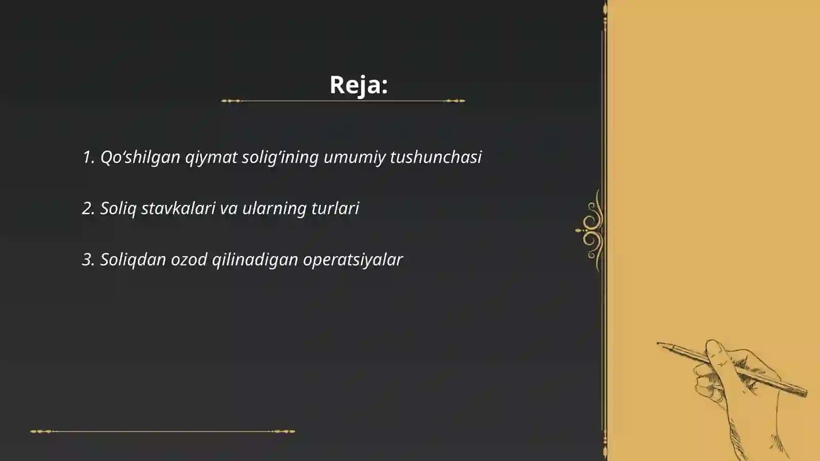 Qoʻshilgan qiymat soligʻini hisoblashning oʻziga xos xususiyatlari 2