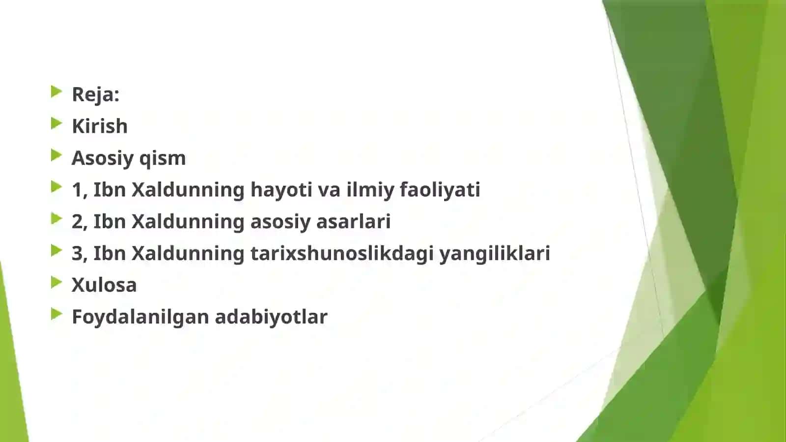 IBN XALDUN ASARLARINING TARIXSHUNOSLIKDAGI AXAMIYATI 2