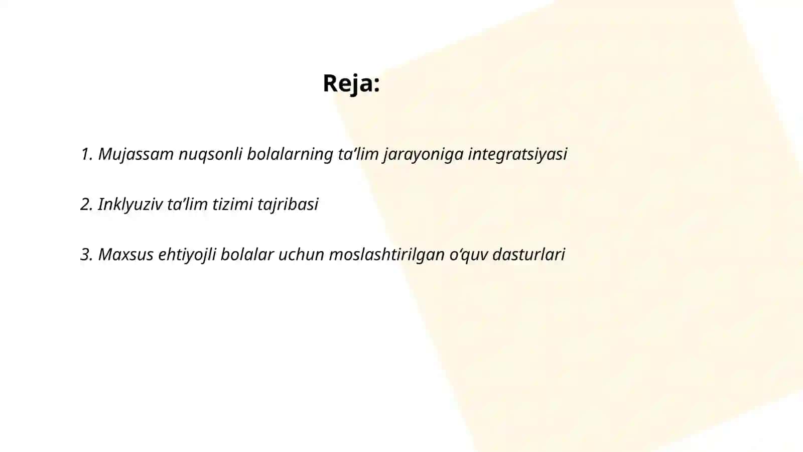 Mujassam nuqsonli bolalarning ishtimoiy moslashuvi boʻyicha xorijiy mamlakatlar tajribasi 2