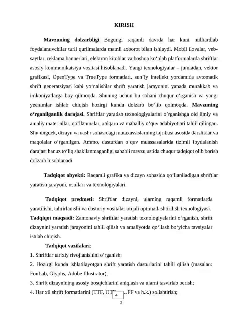 SHRIFTLAR YARATISH TARIXI 2