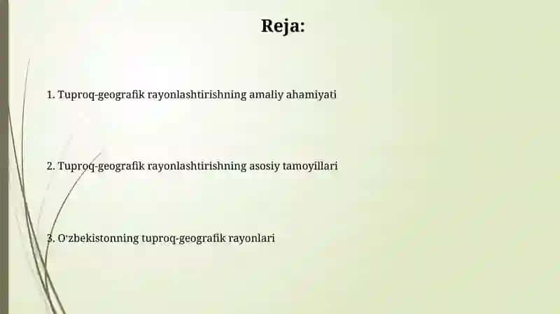 Tuproq-geografik rayonlashtirish 2