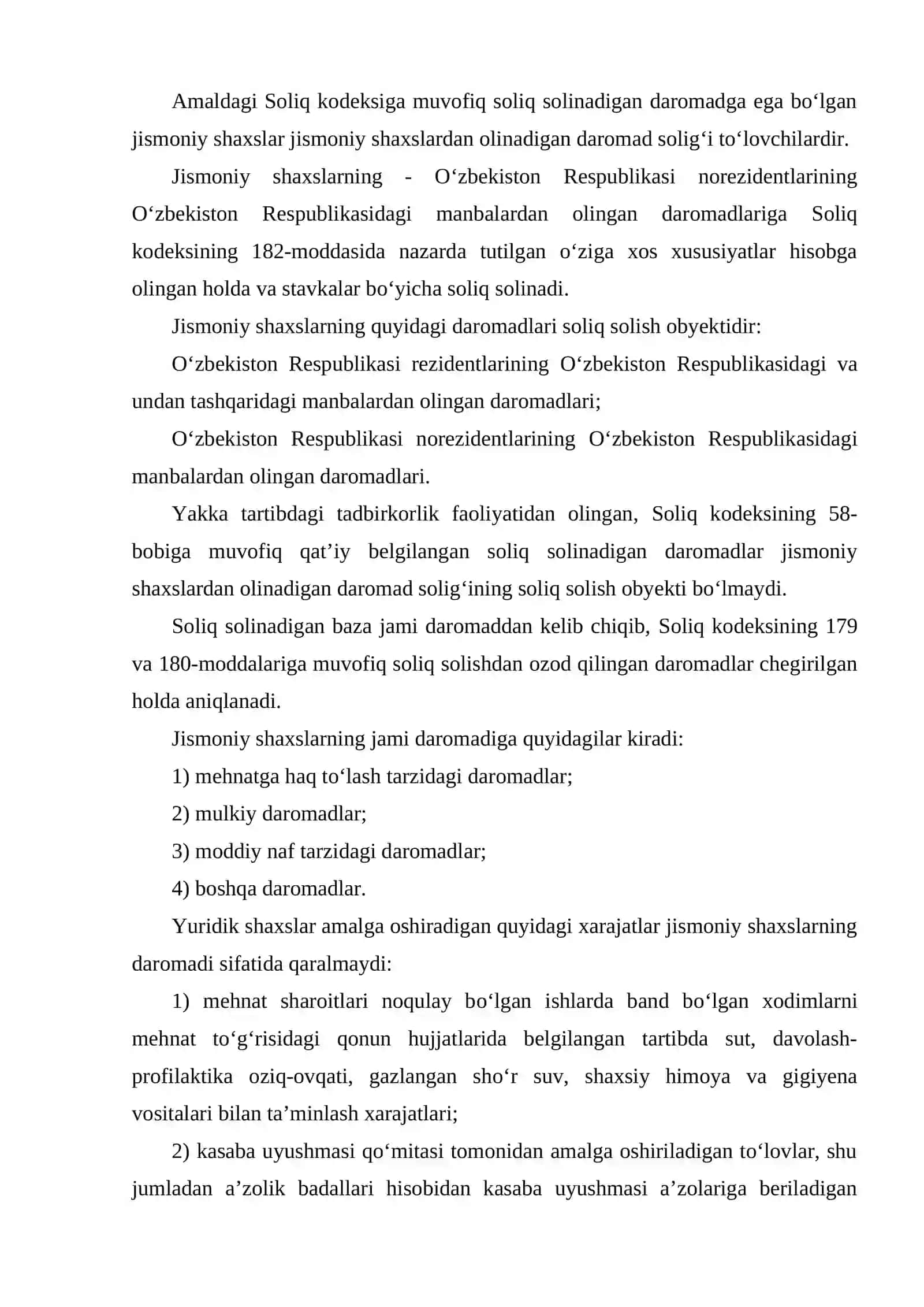 Jismoniy shaxslardan olinadigan daromad solig‘i 2